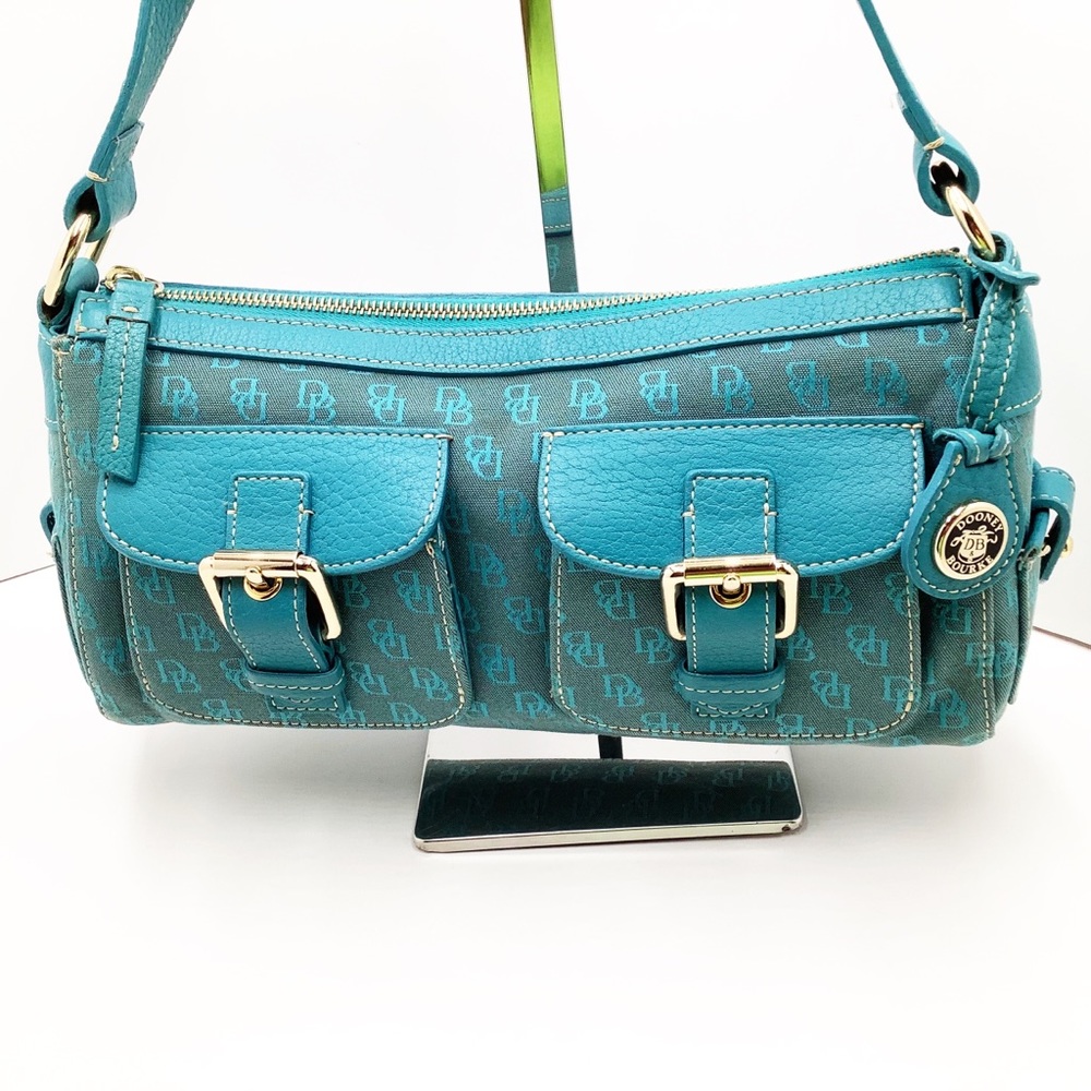 🆕{Dooney&Bourke} Signature Canvas and Leather Bag - Picture 3 of 16